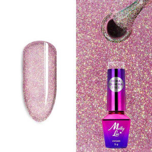 Lakier hybrydowy MollyLac Shocking Shine Oh Well Hema/di-Hema free 5 g Nr 6