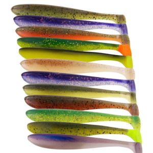 Zestaw Przynęt Gumowych DAM Effzett Greedy Shad 8cm NIE KEITECH EASY SHINER