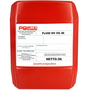 Olej hydrauliczny Polfluid FLUID HV VG 46 20L