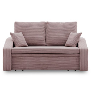 Sofa DORMA z funkcją spania - tkanina sztruksowa POSO 027