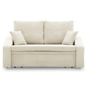 Sofa DORMA z funkcją spania - tkanina sztruksowa POSO 140