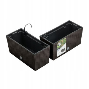 Doniczki wiszące na poręcz balkon 2x DRC400W Umbra