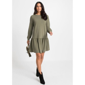 Bonprix Dresowa Sukienka Z Falbaną 40-42 914284
