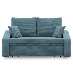 Sofa DORMA z funkcją spania - tkanina sztruksowa POSO 026