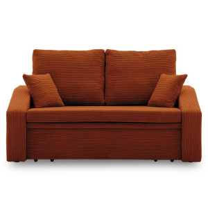 Sofa DORMA z funkcją spania - tkanina sztruksowa POSO 039