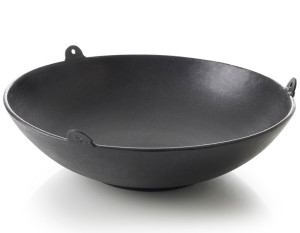 Wok żeliwny