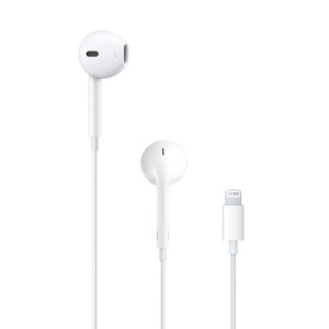 Apple EarPods słuchawki dokanałowe z końcówką Lightning do iPhone białe