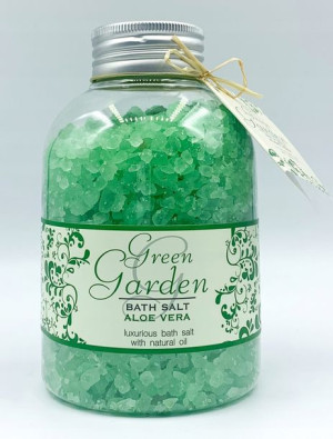 Green Garden Sól do kąpieli w słoiku Aloe Vera 600g