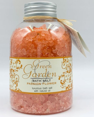 Green Garden Sól do kąpieli w słoiku Passion Flower 600 g