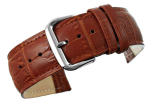 Pasek Do Zegarka - Skóra 24 Mm 24k6 Jasno Brązowy