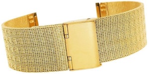 Bransoleta Fashion Mesh Złota Ipg 22 Mm Fa22g