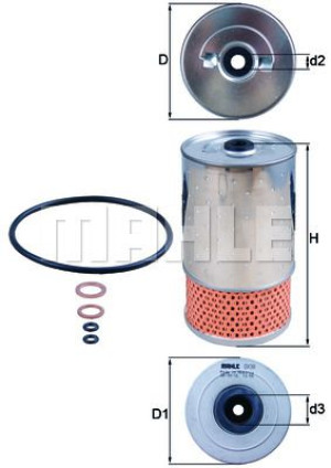 Filtr Oleju Db W124 D