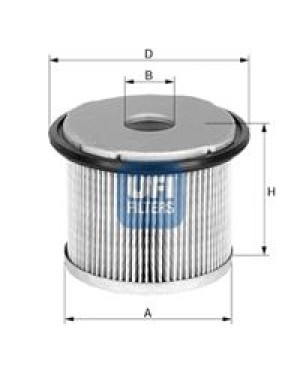 Filtr Paliwa Diesel Wklad