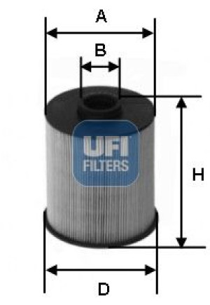 Filtr Paliwa Diesel Wklad