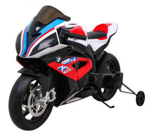 duży MOTOR ELEKTRYCZNY BMW HP4 dla dzieci PODNÓŻEK