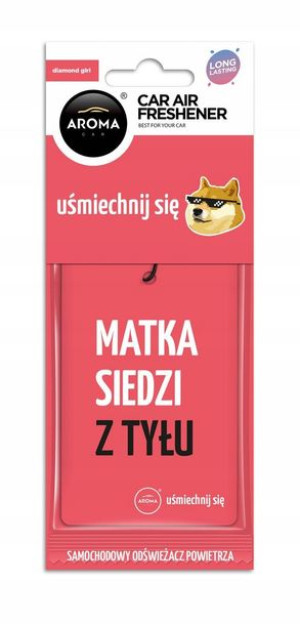 Zapach Do Auta Aroma Car Zawieszka Diamond Girl