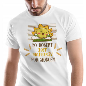 T-Shirt Męski Dla Roberta Koszulka Na Prezent