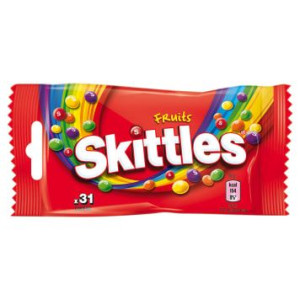 Pakiet 16szt SKITTLES Fruits Cukierki do żucia owocowe 38g