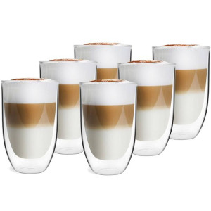 Szklanki Kubki Termiczne Kawa Drinki Latte 6x350ml