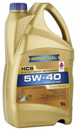 Olej Ravenol Hcs 5w40 Cleansynto 5l