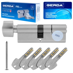 Wkładka z gałką 70/60 PRO system nikie C 6.2 GERDA