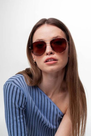 Okulary przeciwsłoneczne polaryzacyjne aviator POLARISS POL 1000 ZX