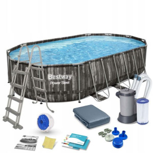 Ogrodowy Basen Stelażowy 610x366x122 Bestway 5611R