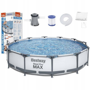Basen Ogrodowy Stelażowy 6473 l Bestway 56416