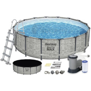 Basen ogrodowy stelażowy 4.88x1.22m Bestway 5619E