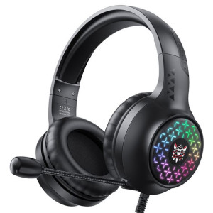 Słuchawki Gamingowe Onikuma X7 PRO RGB USB Czarne