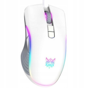 Mysz Gamingowa Onikuma CW908 RGB USB Biała
