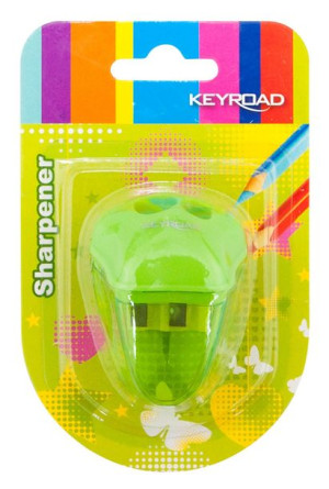 Temperówka Keyroad, Plastikowa, Podwójna, Blister