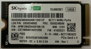 Dysk Skhynix SSD 128GB NVMe 2242