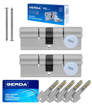 Zestaw wkładek GERDA PROSYSTEM 35/35 + 35/35 kl6