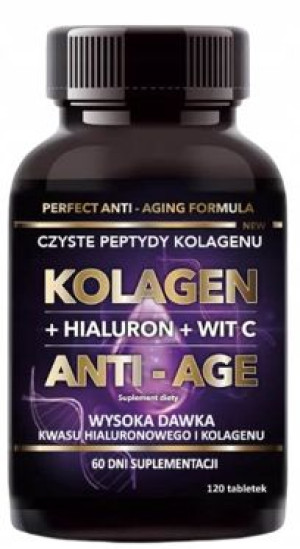 Intenson Kolagen Hialuron Anti-Age Witamina C 120