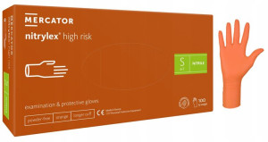 Rękawice rękawiczki nitrylowe High Risk S 100 szt