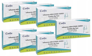 Test 4 w 1 Combo CorDx grypa A/B COVID-19/RSV 7szt