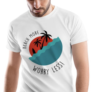 T-Shirt Męski Dla Surfera Surfing Surf na Prezent