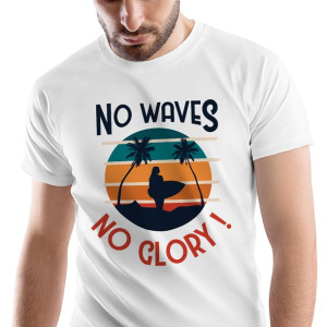 T-Shirt Męski Dla Surfera Surfing Surf na Prezent