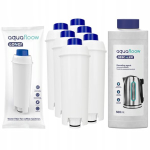 6x Filtr Do Delonghi Dinamica Odkamieniacz 500 Ml