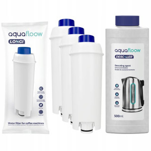 3x Filtr do DELONGHI ECAM ESAM Odkamieniacz 500 ml