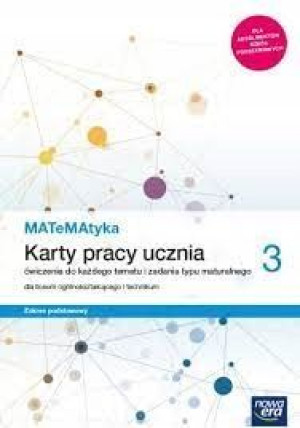 Matematyka 3 LO NE Karty podstawowy