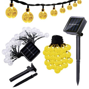 Girlanda Lampki Ogrodowe Solarne 40 Led