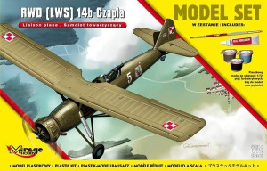 Model do Sklejania Samolot "CZAPLA" RWD-14