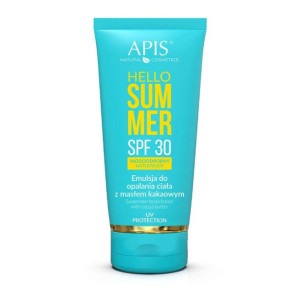 APIS Hello Summer wodoodporna emulsja do opalania masłem kakaowym SPF30 200