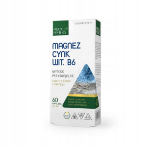Chelat Magnez Cynk Wit B6 Mięśnie Na Zmęczenie