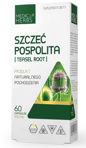 Medica Herbs Szczeć Pospolita Teasel Root 60kaps