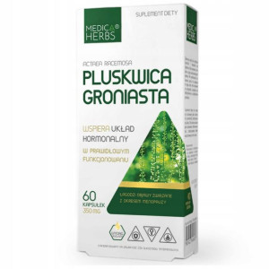 Medica Herbs Pluskwica Groniasta 60kaps. Menopauza