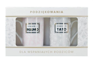 Kubki Para - Kubek Dziękuję Ci Mamo/ Dziękuję Ci Tato