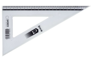Ekierka plastikowa 25cm/60 MemoBe Pratel